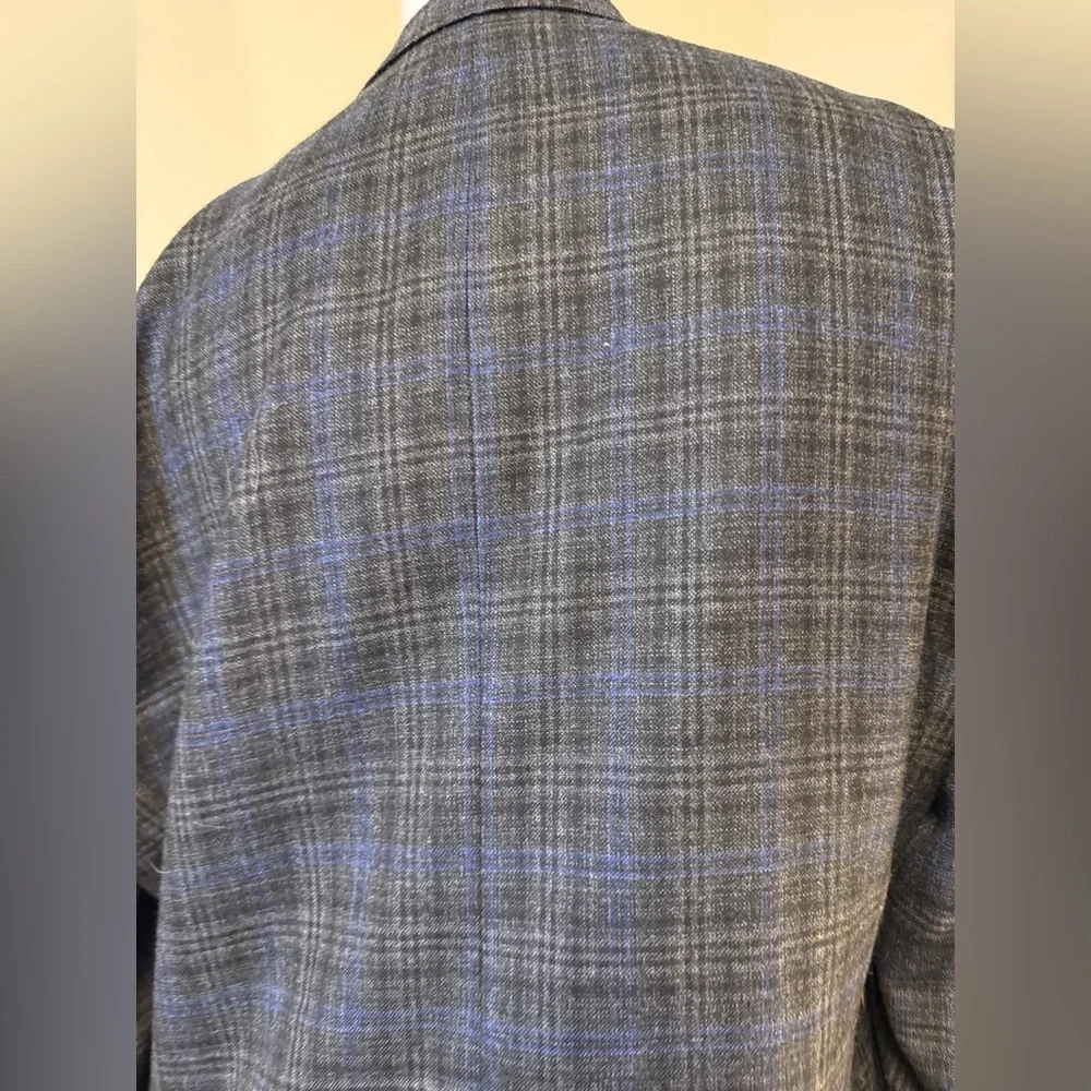 REDA 1865 Bloomingdale's Dark Academia Moody Plaid Blazer Sportcoat Jacket